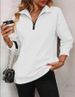2026 Foreign Trade Women's Half-Zip Long Sleeve Sweatshirt Fashion Pullover Hoodie For Women_ecoleips.com