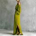 Women's Fashion Set Casual Off-Shoulder Top And Irregular Skirt Two-Piece Ensemble_ecoleips.com