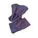 Women's Clothing Sports Suit Skirt Women's Summer New Purple Round Neck Short Sleeved Top Half Length Skirt Two Piece Suit_ecoleips.com