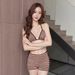 Stunningly Bikini, Slimming High-end, Small Bust With Push-up Effect, Pure And Alluring Style, Sexy Two-piece Swimsuit_ecoleips.com