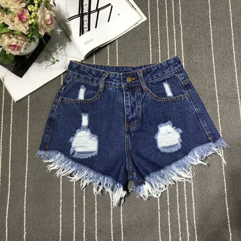 Women’s Clothing Plus Size Denim Shorts For Women In Summer, Fat Mm 200 Pounds, Loose And Slim, Wide Leg High Waist, Fat Girl, Ripped A Line Hot Pants_ecoleips.com