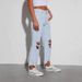 Spot cross border women's clothing 2025 new European and American retro wide leg pants loose straight jeans ripped trousers women_ecoleips.com