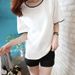 Short-sleeved T-shirt Round Neck Korean Version Of Summer New Simple And Thin Women's Top Large Size Loose Tide_ecoleips.com