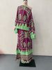 2024 European And American Spring Fashion New Off-Shoulder Printed Long-Sleeve Skirt Set Women's Two-Piece Outfit_ecoleips.com