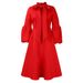 Women's Clothing Puff Sleeve Tie Up Large Skirt High Waist Elegant Bubble Sleeve Maxi Dress With Tie Waist | Flowy High-Low Hem Formal Gown_ecoleips.com