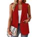 Aria Basics 2025 European And American Spring/Summer New Style Elegant Commuting Casual Sleeveless Cardigan Vest Suit For Women_ecoleips.com