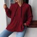 Women's Fleece Hooded Pullover Sweatshirt Casual Style Loose Fit Autumn Winter Fresh And Sweet Creative 2026_ecoleips.com