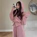 Salt Casual Sportswear For Women, Spring And Autumn Hong Kong Style Retro Loose Slimming Hooded Sweatshirt Fashion_ecoleips.com