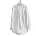 Spring Loose Blouse For Women - Heavy Pattern White Shirt, One Size (Black Trim)_ecoleips.com