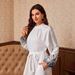 This Is A Popular Long Dress In Spring And Autumn With Printed Belts And Round Collars_ecoleips.com