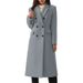 2025 Autumn/Winter European Collection Extra-Long Plus-Size Women's Woolen Jacket Double-Breasted Coat_ecoleips.com