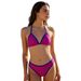 Backless Three Piece Bikini Set Swimwear Sexy Swimsuit Relaxed Everyday Wear Comfortable Feshion_ecoleips.com