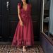 Sexy Deep V Solid Long Dress Women Formal Evening Party Vacation Outfit_ecoleips.com