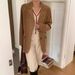 Korean Chic Autumn And Winter Niche French Retro Lapel Suede Casual Versatile Elegant Women's Blazer_ecoleips.com
