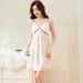 2026 New Silk Sexy Trend Women's Suspender Thin Pajamas Thin Backless Ice Silk Pajamas_ecoleips.com