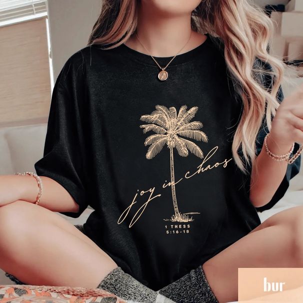 Women's Casual Round Neck Short Sleeve T-Shirt Multi-Color American Style Simple Fashion Sports Top Solid Printed Loose Fit_ecoleips.com
