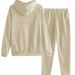 Cozy Fleece-Lined Hoodie & Jogger Set – Printed Casual Loungewear For Women & Men | Winter Comfort Outfit_ecoleips.com