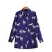 Verve 2025 Women's New Long Sleeve Animal Zebra Print Shirt 21006_ecoleips.com