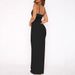 AD257 Cross-border European And American Spring/summer New Solid Color Strap Slim-fit Waist-exposing Comfortable_ecoleips.com