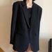 Black Blazer Women With Elegant Design, Korean Style Loose Casual Slimming Jacket For Spring And Autumn_ecoleips.com