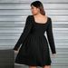 European And American Plus-size Women's Clothing 2026 Spring-summer New Style Waist-cinching Large Hem_ecoleips.com