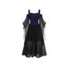 's New European And American Cross-border Halloween Strap Dress, Lace-up Dress For Women_ecoleips.com