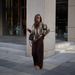 Plaid Long-Sleeve Knit Cardigan – Women’s Oversized V-Neck Sweater Coat, Thickened Winter Warm Layering, Cozy Fall & Winter Casual Wrap_ecoleips.com