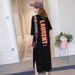 Summer Loose Europe And The United States Trend Print Casual Comfortable Short-sleeved Round Neck Women Pregnant Dress_ecoleips.com