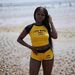 Summer Women's Sexy Beach Casual Shorts Set Letter Print Two Piece Cross Border Wholesale_ecoleips.com