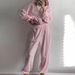 Women's Clothing women's silver fox fleece sweatshirt two piece suit women's stock 1213_ecoleips.com