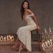 Women's Elegant Square Neck Jacquard Ruched Sleeveless Halter Bodycon Mermaid Maxi Dress – Party Gown_ecoleips.com