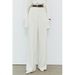 Black Wide-Leg Suit Autumn Winter Women New Zipper High Waist Straight Petite Draped Commuting Slimming Long Pants_ecoleips.com