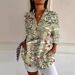 Women's Summer New Trendy Seven-Sleeve Animal Pattern Print 3D Shirt_ecoleips.com
