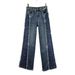 Women's High-Waisted Wide Leg Denim Pants Rhinestone Embroidery Loose Fit Slimming Ethnic Style Trendy Early Autumn Clothing_ecoleips.com