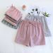 Women's Summer Thin Cotton Soft Sweat Absorbing Plaid Design Multi Colors Home Shorts Comfortable Casual Beach Pants_ecoleips.com