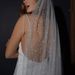 Sparkling Bridal Veil With Comb – Gold Starry Tulle Wedding Headpiece In Multiple Lengths (75cm To 500cm)_ecoleips.com