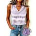 plus Size Women's Plaid Sleeveless Tank Top Casual Stretch Camisole Comfortable Fit for Daily Wear_ecoleips.com