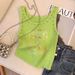 Letter Dopamine Print Camisole For Hot Girls, Versatile Summer Sleeveless Slim-fit Short Top_ecoleips.com