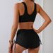 European And American Style Sexy Solid Color Women's Swimsuit Bikini 2025 Cross Border New Design_ecoleips.com