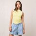 Cross-border Spring/Summer 2026 New Sexy Color-Block Sleeveless Round-Neck Racerback Slim-Fit Outerwear BM Top_ecoleips.com