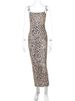 Hugcitar 2025 Fashion Leopard Print Slips Backless Sexy Bodycon Maxi Dress Summer Women Casual Clothes Beach Party Vacation Y2K_ecoleips.com