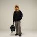 Women's Clothing Fur Collar Couple Hooded Zipper Cardigan Sweater Oversize Design Trendy Niche Jacket_ecoleips.com