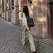 Women's Clothing Retro Leopard Print Jeans Street Hip Hop Beige Straight Wide Leg Pants High Waist Loose Jeans For Women_ecoleips.com