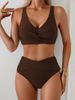 New 2026 Sexy Beach Spa Two Piece Swimsuit High Waisted European American Style for Women's Clothing Swimwear_ecoleips.com