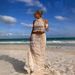 Women's Clothing Sexy Backless Halter Neck Strap Pleated Lace Vest Long Skirt Set_ecoleips.com