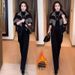 girl Hot-Selling Stylish Fleece-Lined Thickened Casual Suit Women, Autumn And Winter New Age-Reducing Patchwork Plaid Jacket_ecoleips.com