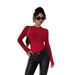 European And American Cross-border 2026 Early Autumn New Sequin Top Women, Slim-fit, Long-sleeved, Shiny, Thin, Suitable_ecoleips.com