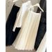Spring High Waisted Ruffled Mesh Maxi Skirt for Women Gentle Slimming Flowy A-Line Long Skirt New Style 2026_ecoleips.com