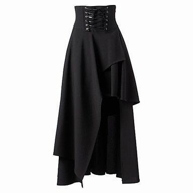 Women's Gothic Lolita Style Lace-Up Maxi Dress European American Export Best Selling Multiple Colors in Stock_ecoleips.com