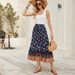 Cross-border Foreign Trade European And American Women's Clothing, New Spring-summer Rayon Bohemian Vacation Skirt,_ecoleips.com